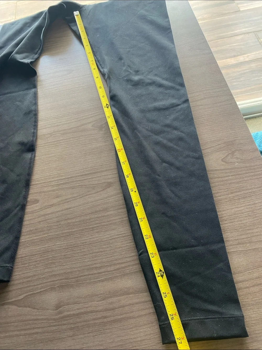 Nike Black Leggings with White Swoosh - Picture 5 of 8